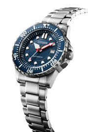  Shop Authentic Citizen Promaster Mechanical Blue Dial Silver Steel Strap Watch For Men - NJ0121-89L - Luxxuri