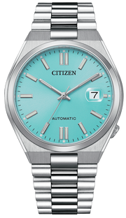  Shop Authentic Citizen Tsuyosa Automatic Turquoise Dial Silver Steel Strap Watch For Men - NJ0151-88M - Luxxuri