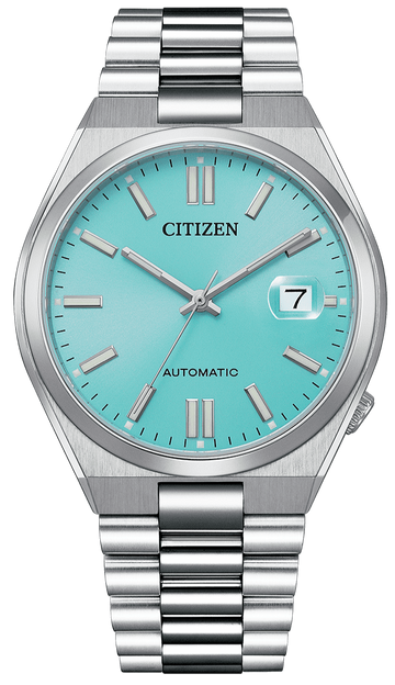  Shop Authentic Citizen Tsuyosa Automatic Turquoise Dial Silver Steel Strap Watch For Men - NJ0151-88M - Luxxuri
