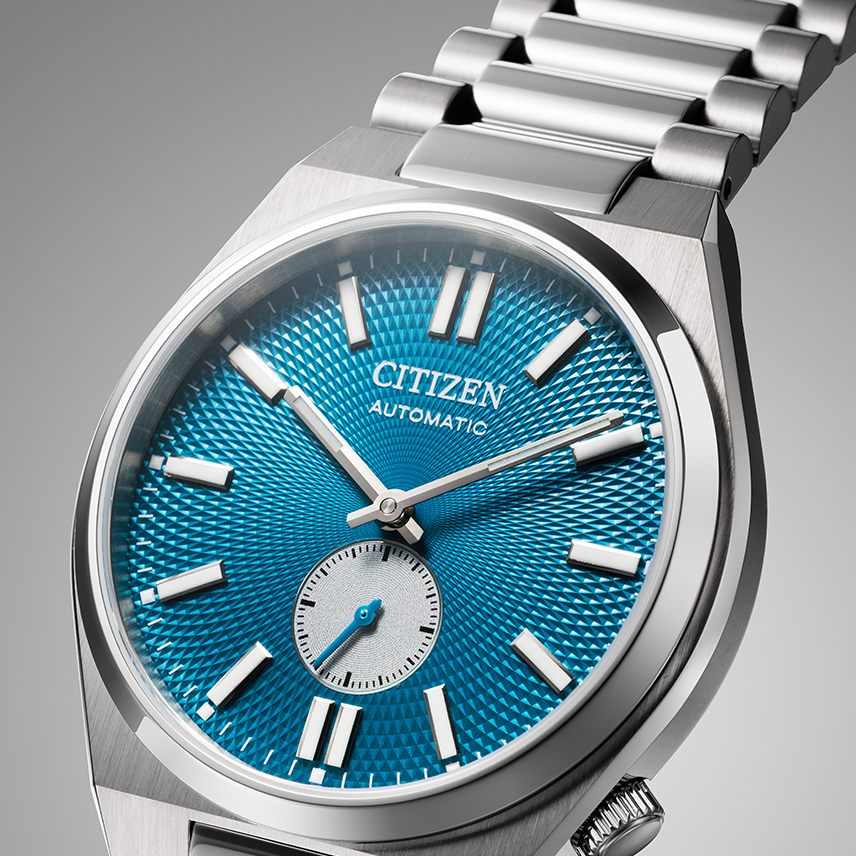 Citizen Tsuyosa Automatic Blue Dial Silver Steel Strap Watch For Men - NK5010-51L