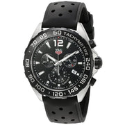  Shop Authentic Tag Heuer Formula 1 Black Dial Black Leather Strap Watch for Men - CAZ1010.FT8024 - Luxxuri
