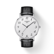  Shop Authentic Tissot Everytime Large White Dial Black Leather Strap Watch For Men - T109.610.16.032.00 - Luxxuri