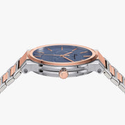  Shop Authentic Salvatore Ferragamo Sapphire Blue Dial Two Tone Steel Strap Watch for Men - SFHP007-20 - Luxxuri