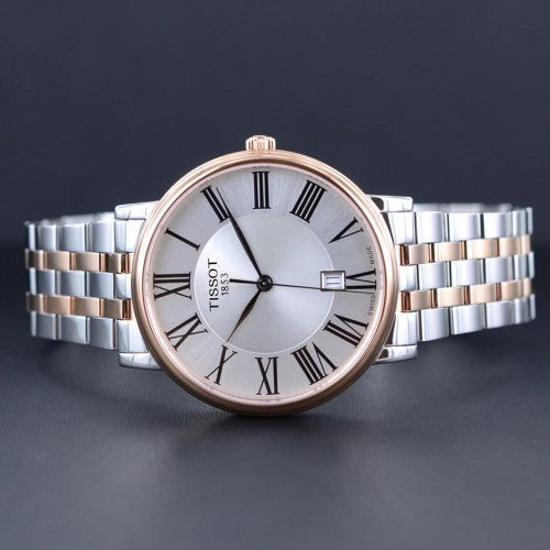  Shop Authentic Tissot T Classic Carson Premium Silver Dial Two Tone Steel Strap Watch For Men - T122.410.22.033.00 - Luxxuri