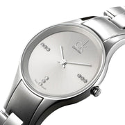  Shop Authentic Calvin Klein Simplicity Silver Dial Silver Steel Strap Watch for Women - K4323120 - Luxxuri