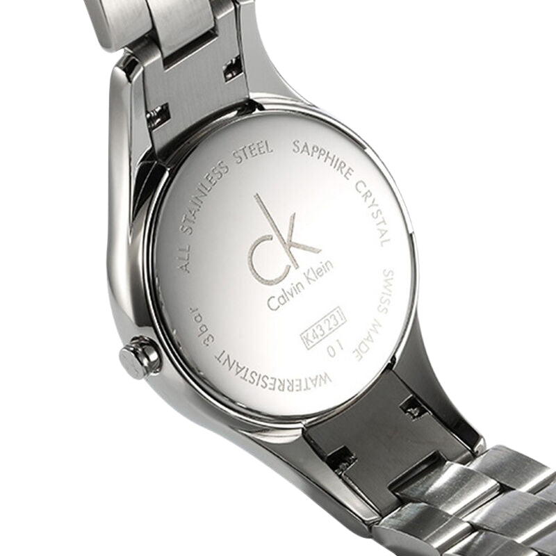  Shop Authentic Calvin Klein Simplicity Silver Dial Silver Steel Strap Watch for Women - K4323120 - Luxxuri