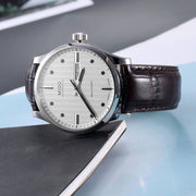  Shop Authentic Mido Multifort Automatic Silver Dial Black Leather Strap Watch For Men - M005.430.16.031.80 - Luxxuri