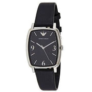  Shop Authentic Emporio Armani Epsilon Quartz Black Dial Black Leather Strap Watch For Men - AR2490 - Luxxuri