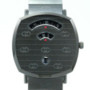  Shop Authentic Gucci Grip Quartz Grey Dial Grey Steel Strap Watch For Men - YA157429 - Luxxuri