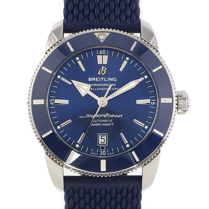  Shop Authentic Breitling Superocean Heritage B20 Automatic 46 Blue Dial Blue Mesh Bracelet Watch for Men - AB2020161C1S1 - Luxxuri