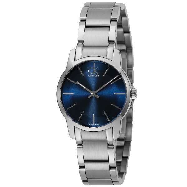  Shop Authentic Calvin Klein City Blue Dial Silver Steel Strap Watch for Women - K2G2314N - Luxxuri