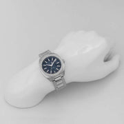  Shop Authentic Gucci GG2570 Quartz Blue Dial Silver Steel Strap Watch For Men - YA142303 - Luxxuri