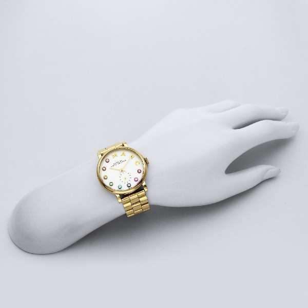  Shop Authentic Marc Jacobs Baker White Dial Gold Steel Strap Watch for Women - MBM3440 - Luxxuri