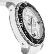  Shop Authentic Gucci Dive Quartz White Dial White Rubber Strap Watch For Men - YA136330 - Luxxuri