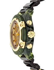  Shop Authentic Versace Icon Active Chronograph Gold Dial Black Silicone Strap Watch For Men - VEZ700321 - Luxxuri