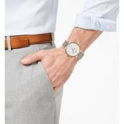  Shop Authentic Tissot Carson Premium Chronograph White Dial Two Tone Steel Strap Watch For Men - T122.417.22.011.00 - Luxxuri