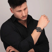  Shop Authentic Maserati Successo Solar Black Dial Grey Steel Strap Watch For Men - R8873645001 - Luxxuri
