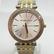  Shop Authentic Michael Kors Darci Silver Dial Two Tone Stainless Steel Strap Watch for Women - MK3215 - Luxxuri