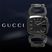  Shop Authentic Gucci G Gucci 125 G Series Bracelet Black Dial Watch For Women - YA125403 - Luxxuri