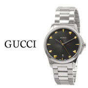  Shop Authentic Gucci G Timeless Black Dial Silver Steel Strap Watch For Women - YA1264029 - Luxxuri