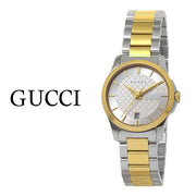  Shop Authentic Gucci G Timeless Silver Dial Two Tone Steel Strap Watch For Women - YA126563 - Luxxuri