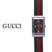  Shop Authentic Gucci G-Frame Mother of Pearl Dial Two Tone Nylon Strap Watch For Women - YA147404 - Luxxuri