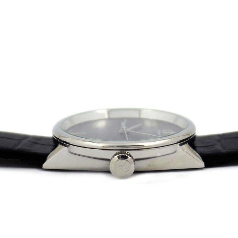  Shop Authentic Calvin Klein Grey Dial Black Leather Strap Watch for Women - K2Y2Y1CU - Luxxuri