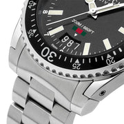  Shop Authentic Gucci Dive Quartz Black Dial Silver Steel Strap Watch For Men - YA136301 - Luxxuri