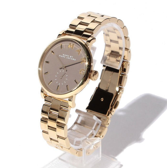  Shop Authentic Marc Jacobs Baker Grey Dial Gold Steel Strap Watch for Women - MBM3281 - Luxxuri