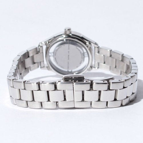  Shop Authentic Marc Jacobs Tether Transparent Silver Dial Silver Steel Strap Watch for Women - MBM3416 - Luxxuri