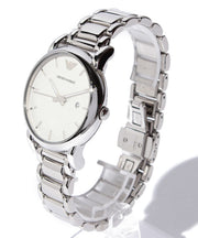  Shop Authentic Emporio Armani Classic Luigi Quartz Silver Dial Silver Steel Strap Watch For Men - AR1854 - Luxxuri