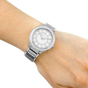  Shop Authentic Michael Kors Kerry Silver Tone Silver Steel Strap Watch for Women - MK3311 - Luxxuri