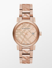  Shop Authentic Burberry The City Rose Gold Dial Rose Gold Steel Strap Watch for Women - BU9039 - Luxxuri