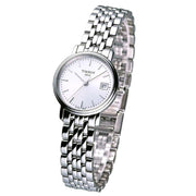  Shop Authentic Tissot T Classic Desire White Dial Silver Steel Strap Watch for Women - T52.1.281.31 - Luxxuri