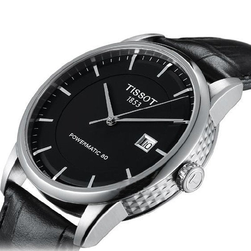  Shop Authentic Tissot T Classic Luxury Black Dial Black Leather Strap Watch For Men - T086.407.16.051.00 - Luxxuri