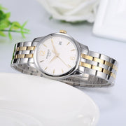  Shop Authentic Tissot T Classic Tradition White Dial Two Tone Mesh Bracelet Watch for Women - T063.210.22.037.00 - Luxxuri