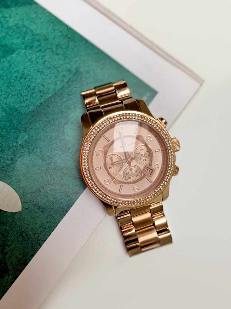  Shop Authentic Michael Kors Dylan Rose Gold Dial Rose Gold Steel Strap Watch for Women - MK5576 - Luxxuri