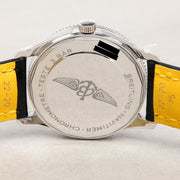  Shop Authentic Breitling Automatic 41mm Black Dial Black Leather Strap Watch for Men - A17326241B1P1 - Luxxuri