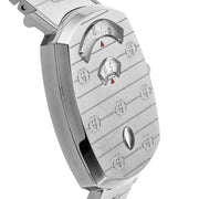  Shop Authentic Gucci Grip Quartz Silver Dial Silver Steel Strap Watch For Women - YA157401 - Luxxuri