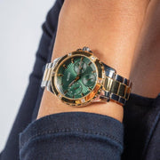  Shop Authentic Guess Mist Analog Green Dial Two Tone Steel Strap Watch For Women - GW0723L1 - Luxxuri