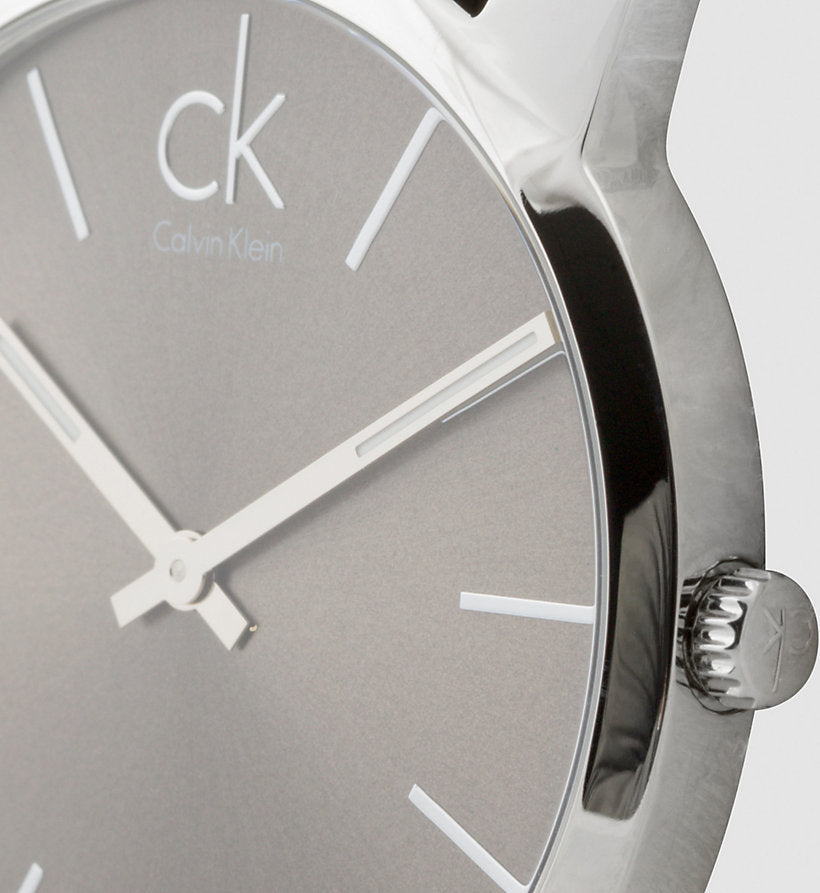  Shop Authentic Calvin Klein City Black Dial Black Leather Strap Watch for Men - K2G21107 - Luxxuri