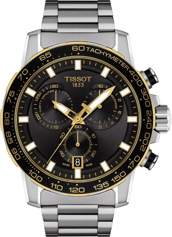  Shop Authentic Tissot Supersport Chrono Black Dial Silver Steel Strap Watch For Men - T125.617.21.051.00 - Luxxuri