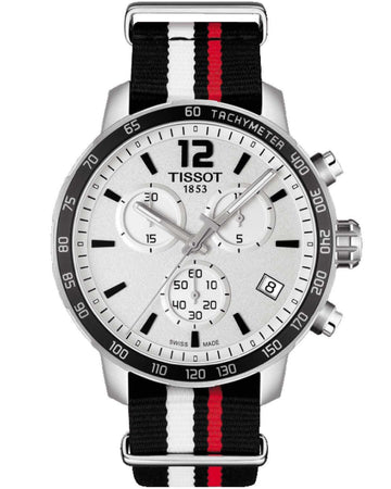  Shop Authentic Tissot T Sport Quickster Chronograph NATO Watch For Men - T095.417.17.037.01 - Luxxuri