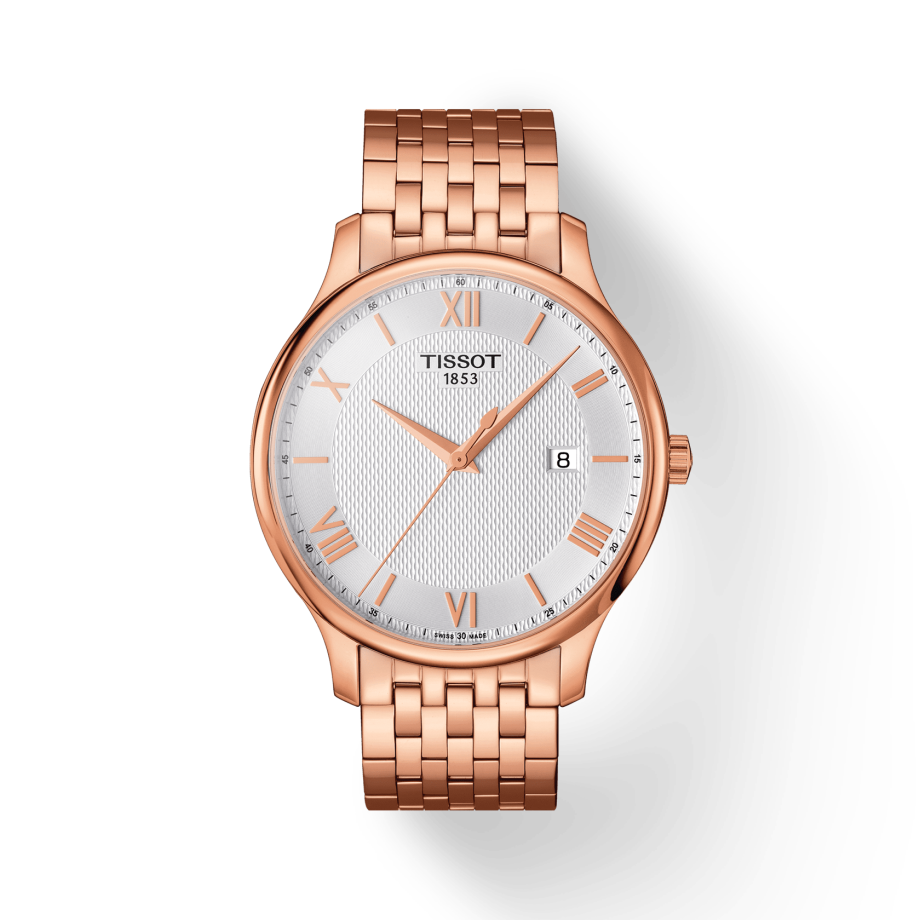  Shop Authentic Tissot T Classic Tradition White Dial Rose Gold Steel Strap Watch For Women - T063.610.33.038.00 - Luxxuri