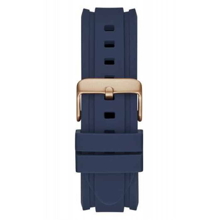  Shop Authentic Guess Commander Blue Dial Blue Rubber Strap Watch for Men - GW0211G4 - Luxxuri