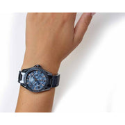  Shop Authentic Fossil Riley Quartz Blue Dial Blue Steel Strap Watch for Women - ES4294 - Luxxuri