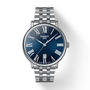  Shop Authentic Tissot Carson Premium Blue Dial Silver Steel Strap Watch for Men - T122.410.11.043.00 - Luxxuri