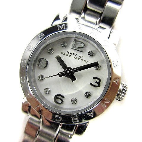  Shop Authentic Marc Jacobs Amy Dinky White Dial Silver Steel Strap Watch for Women - MBM3225 - Luxxuri