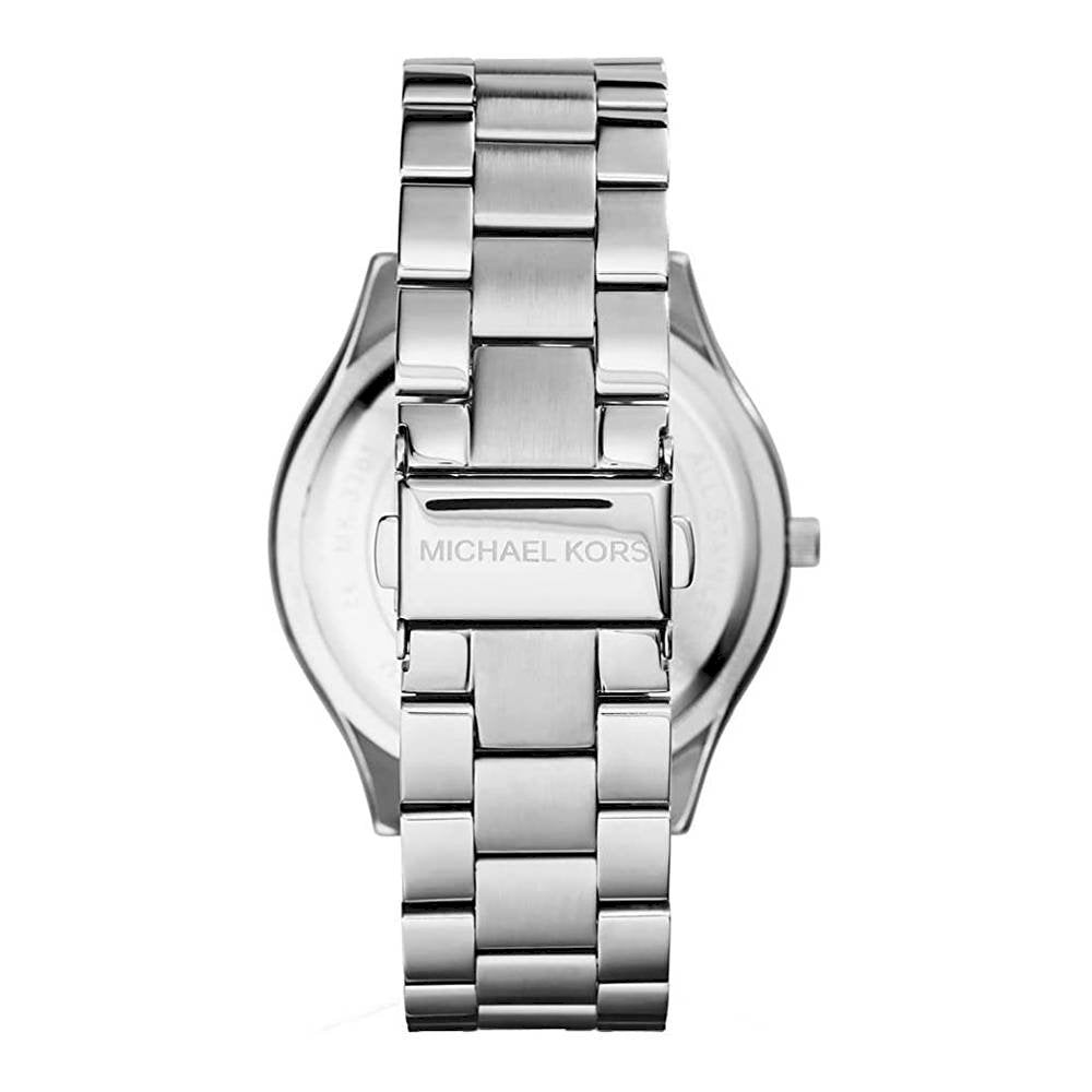  Shop Authentic Michael Kors Runway Silver Dial Silver Stainless Steel Strap Watch for Women - MK3371 - Luxxuri