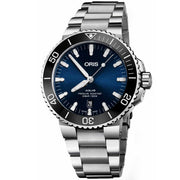  Shop Authentic Oris Aquis Date Blue Dial Silver Steel Strap Watch for Men - 0173377304135-0782405PEB - Luxxuri
